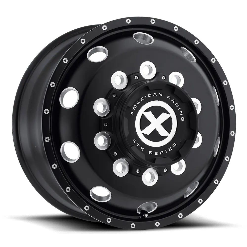 ATX AO400 Baja 22.5X9 10X285.75  152mm Gloss Black Milled - Front - image principale du produit