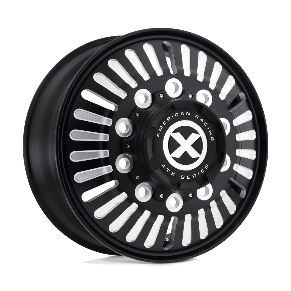 ATX AO403 Roulette 22.5X8.25 10X285.75  144mm Satin Black Milled - Front - image principale du produit