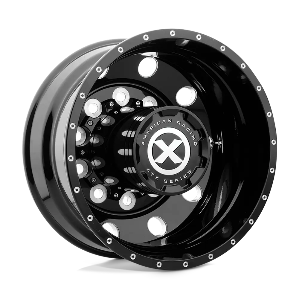 ATX AO405 Trex 22.5X8.25 10X285.75 -168 mm Gloss Black Milled - Rear - image principale du produit