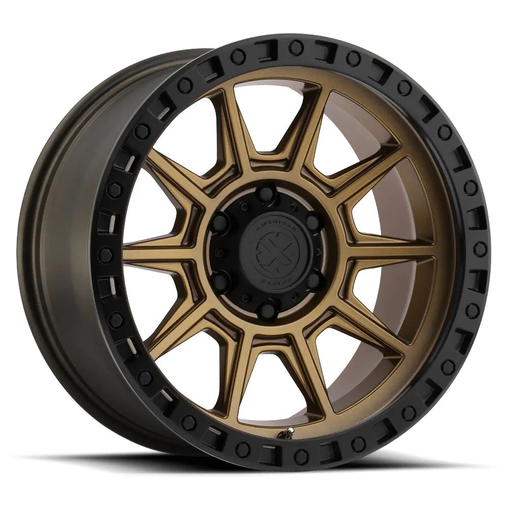 ATX AX202 18X9 5X139.7  0mm Matte Bronze With Black Lip - image principale du produit