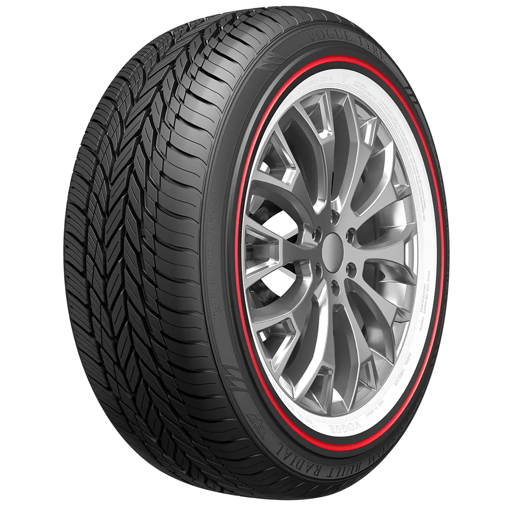 245/40R20 Vogue Custom Built Radial White/Red Stripe 99V miniature 2