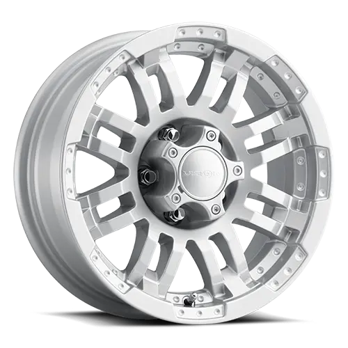 Vision 375 Warrior 16X8 8X165.1 ET -6mm Winter Paint-Silver(Salt Resistant)