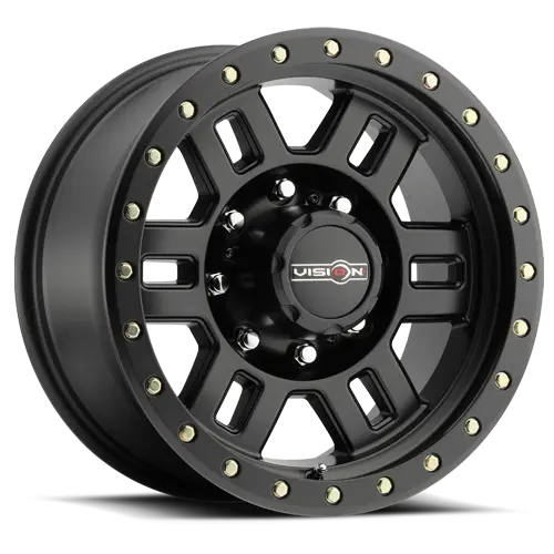 Vision 398 MANX 15X8 5X139.7 ET -19mm Matte Black