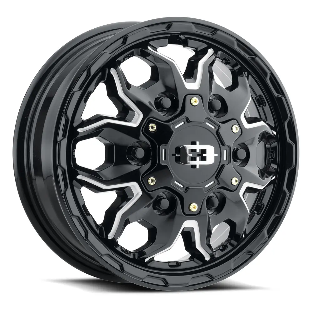 Vision 410 Korupt 16X6.5 5X160 ET 45mm Gloss Black Milled Spoke