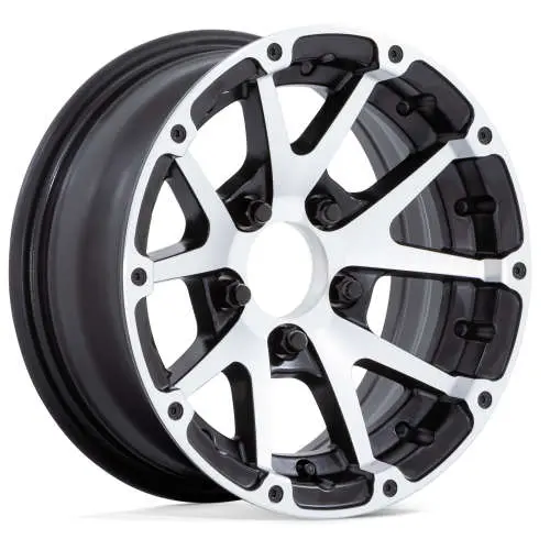 Helo HE1826 14X6 5X114.3 ET -6mm Matte Black Machined