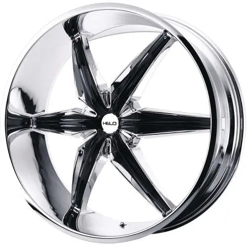 Helo HE866 22X9.5 6X139.7 ET 35mm Chrome With Gloss Black Accents