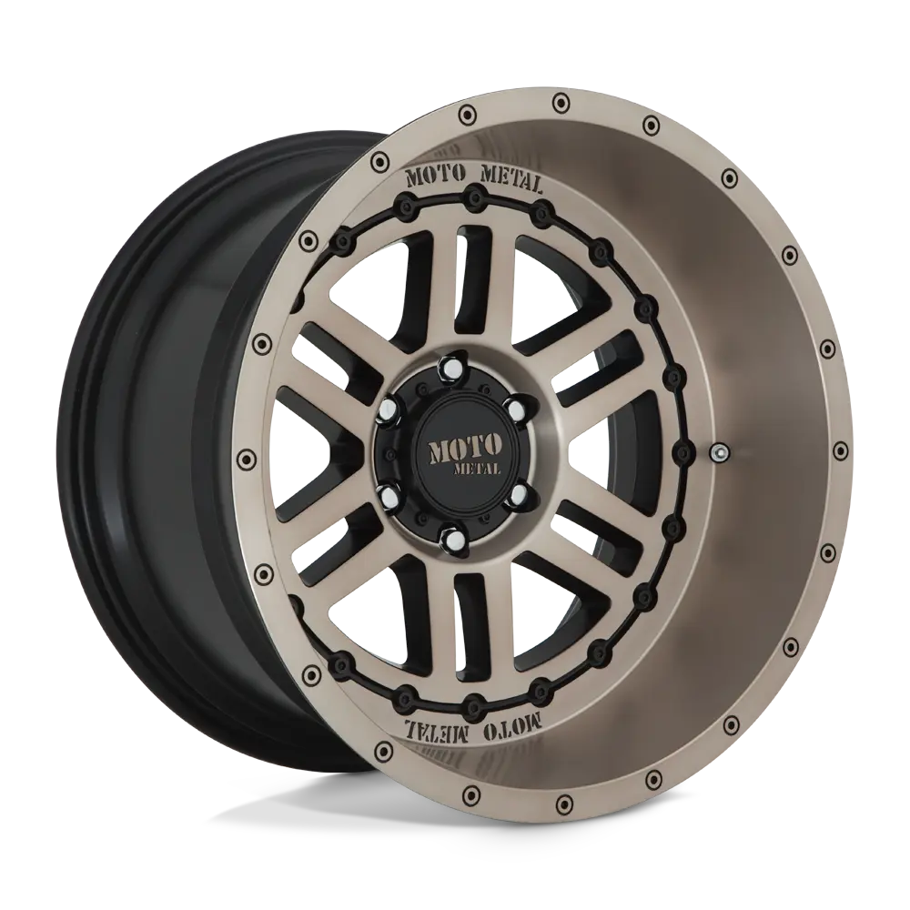 Moto Metal MO800 Deep Six 20X10 6X135 ET -18mm Satin Black With Bronze Tint