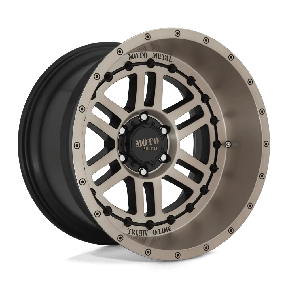 Moto Metal MO800 Deep Six 20X10 6X135 ET -18mm Satin Black With Bronze Tint thumbnail 2