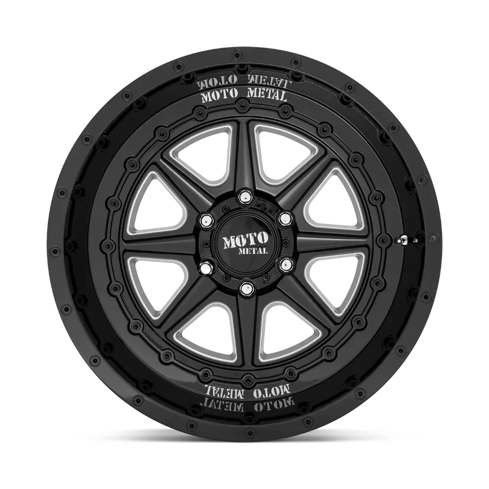 Moto Metal MO801 Phantom 20X10 5X127 ET -18mm Gloss Black Milled thumbnail 2