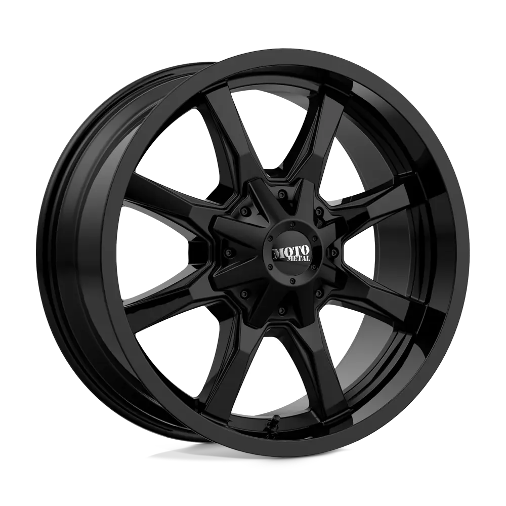 Moto Metal MO970 17X8 8X165.1 ET 0mm Full Gloss Black