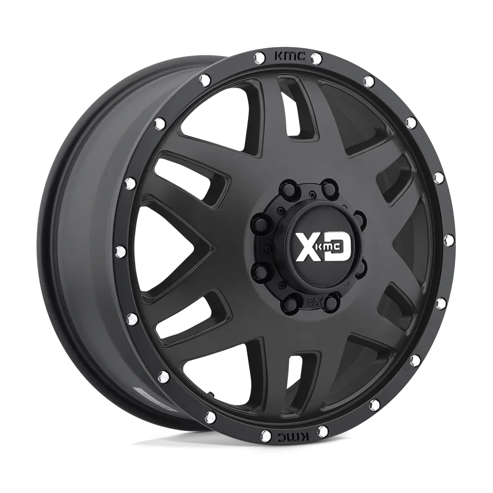 XD XD130 Machete Dually 20X8.25 8X165.1 ET 127mm Satin Black With Reinforcing Ring