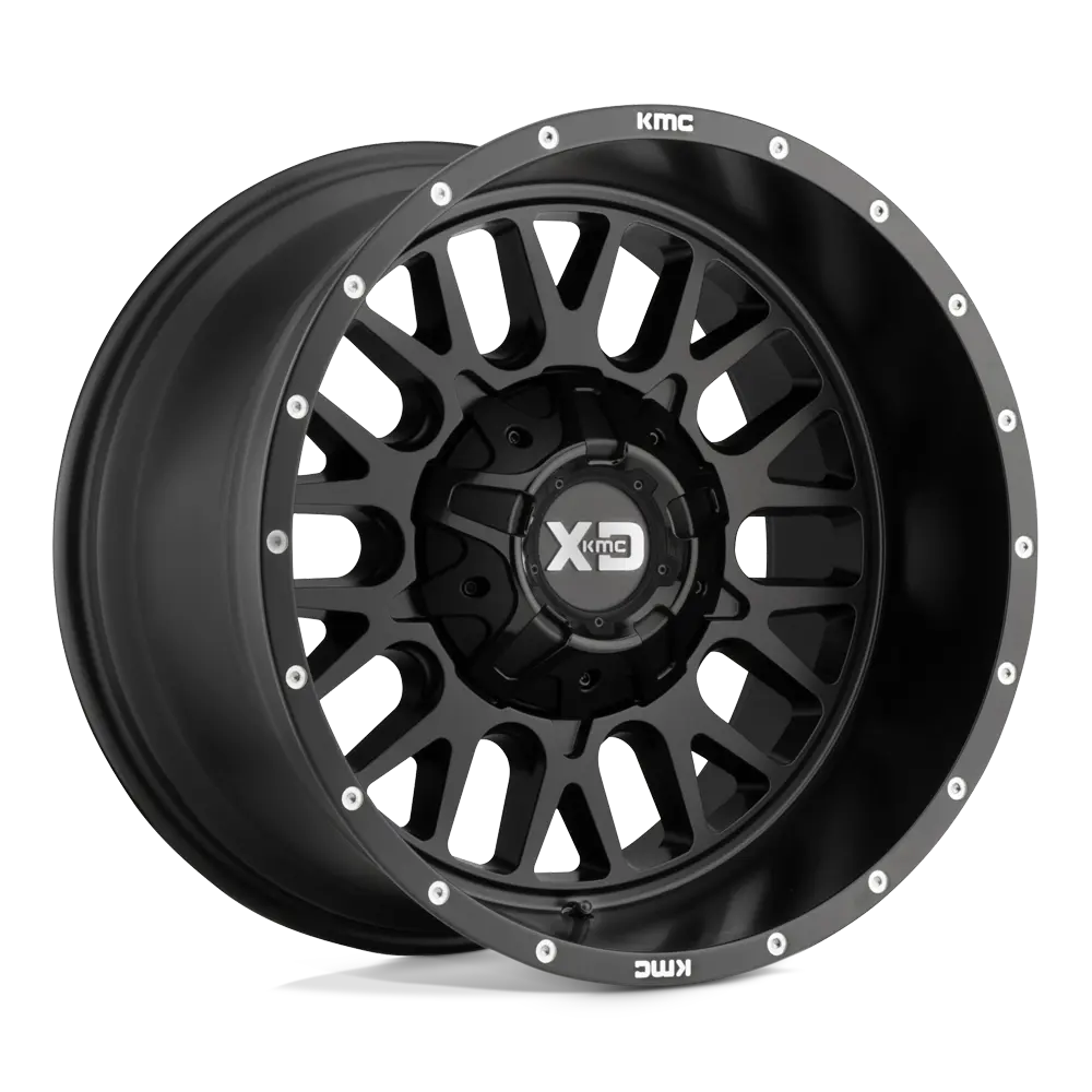 XD XD842 Snare 20X9 6X114.3 / 6X139.7 ET 18mm Satin Black - main product image