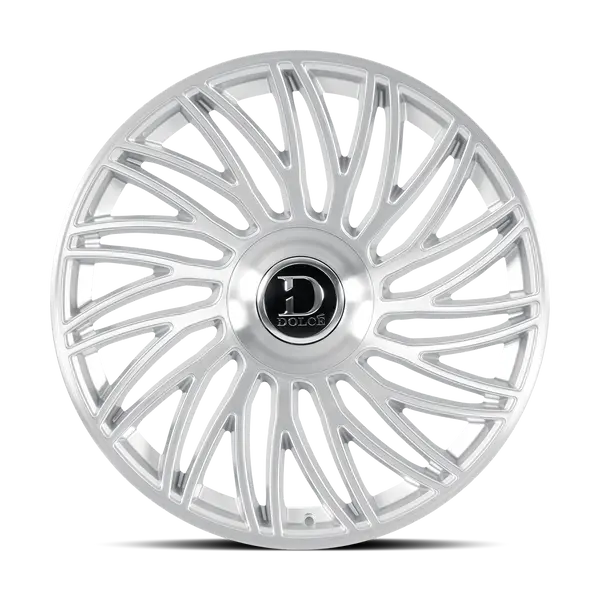 Dolce Sesto 22X9.5 6X135 / 6X139.7 ET 35mm Gloss Sliver Brush Face thumbnail 2