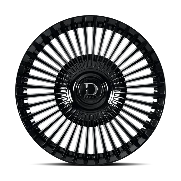 Dolce Trento 22X9 5X108 / 5X112 ET 35mm Gloss Black thumbnail 2