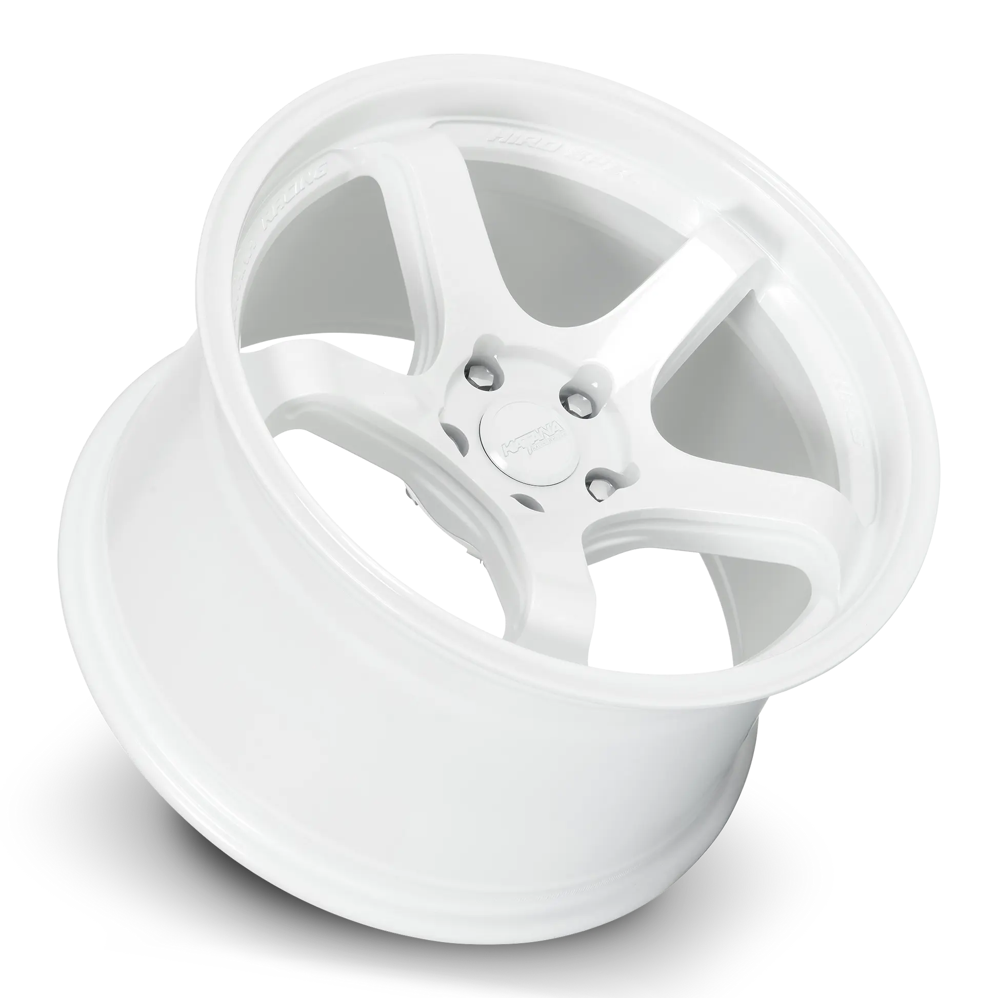 Katana Wheels HR05 18X10.5 5X114.3 ET 22mm Gloss White miniature 3