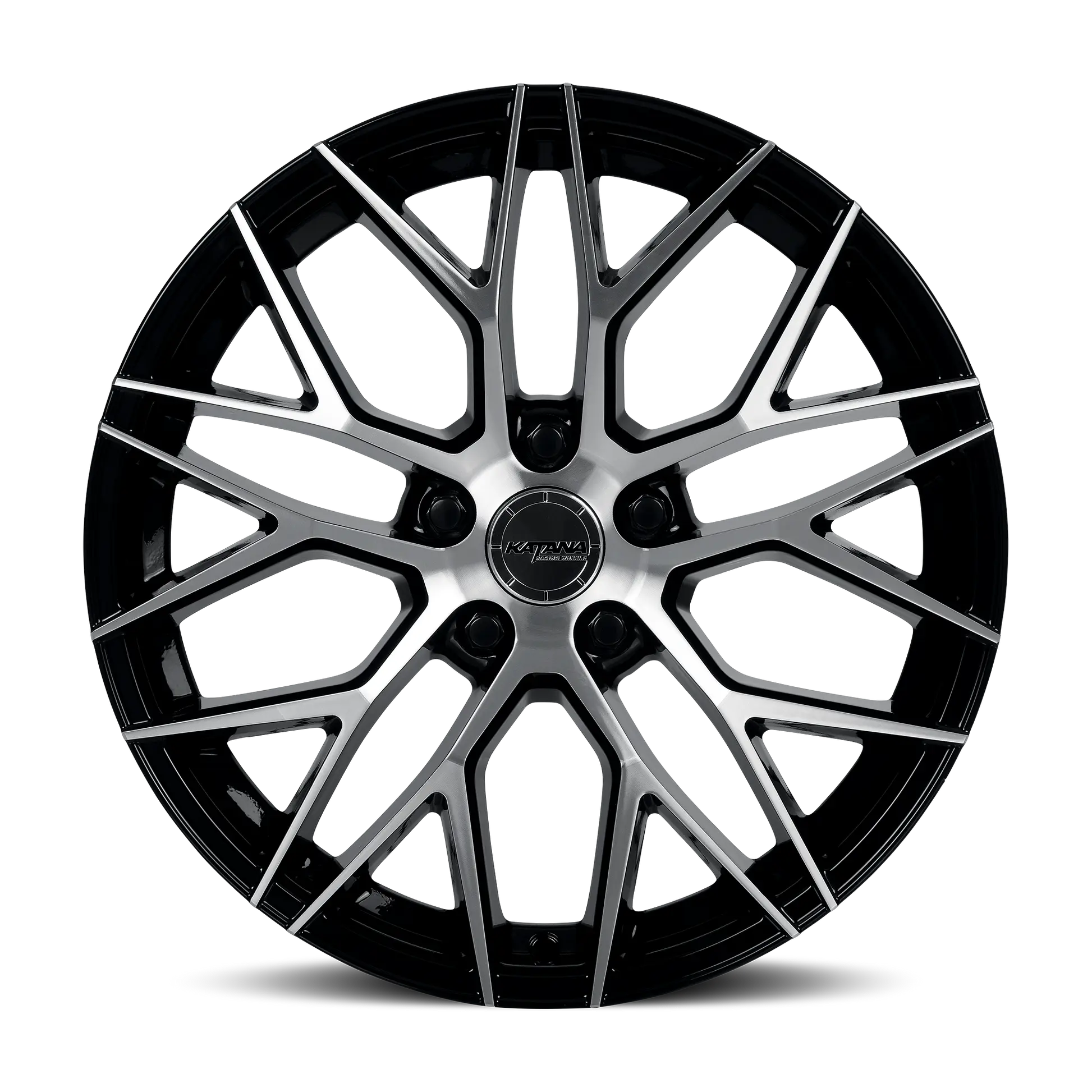 Katana Wheels KR01 20X8.5 5X114.3 ET 40mm Gloss Black Machined Face miniature 2