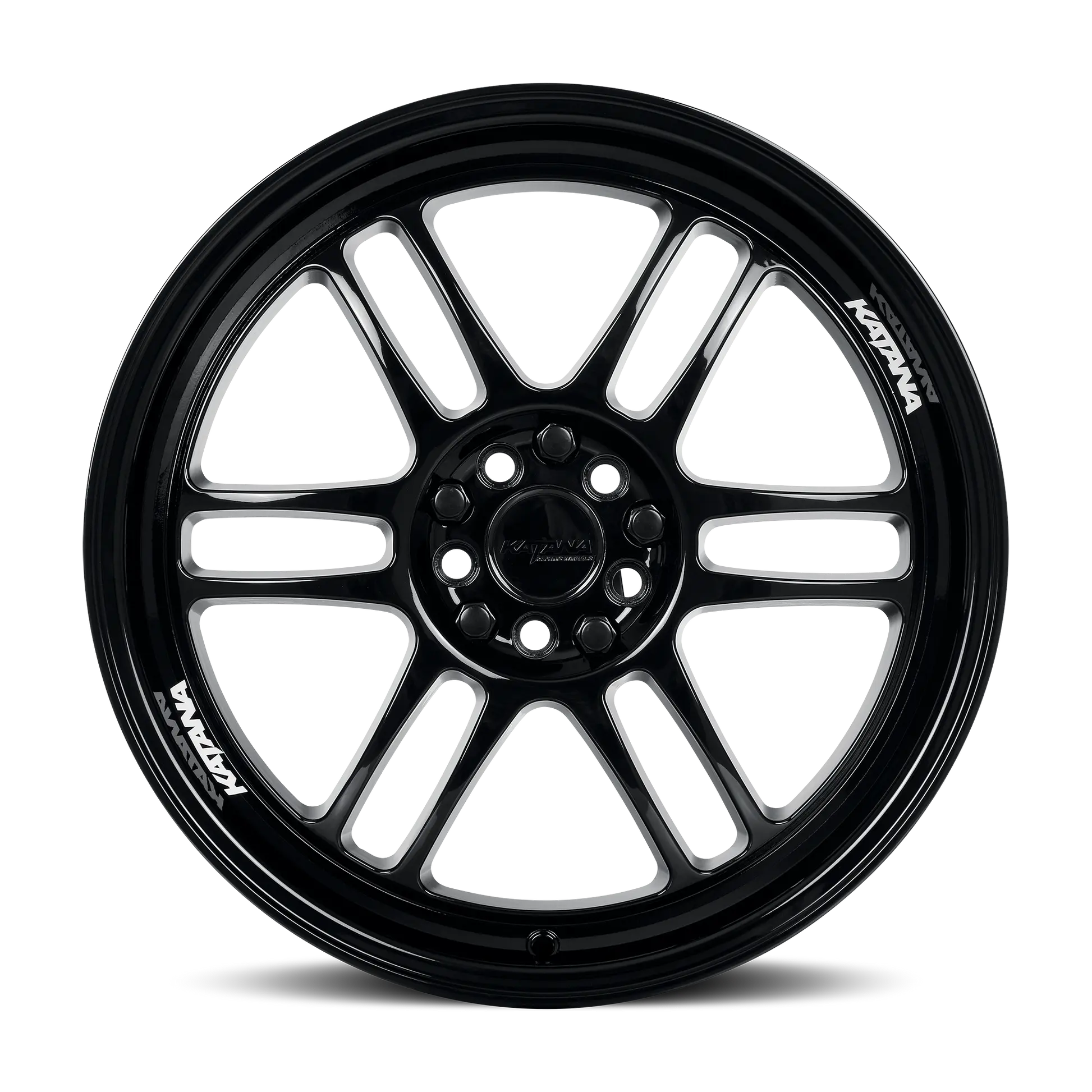 Katana Wheels KR02 18X8 5X114.3 / 5X120 ET 40mm Gloss Black thumbnail 2