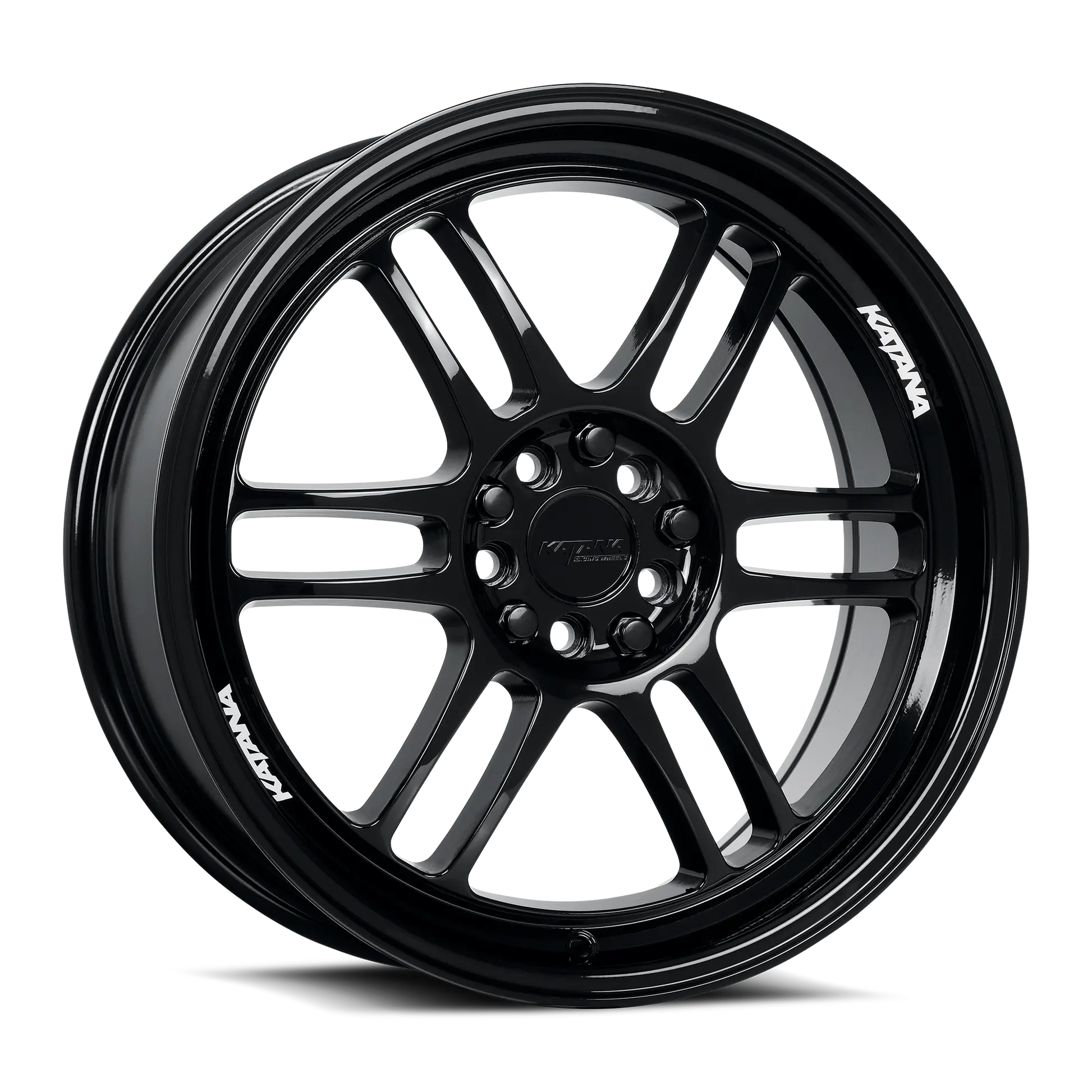 Katana Wheels KR02 18X8 5X114.3 / 5X120 ET 40mm Gloss Black