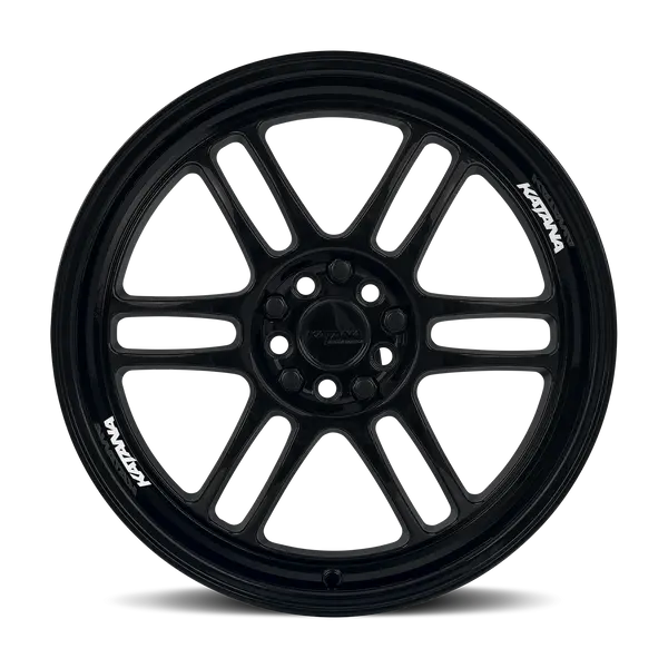 Katana Wheels KR02 17X7.5 5X108 / 5X114.3 ET 40mm Matte Black thumbnail 2