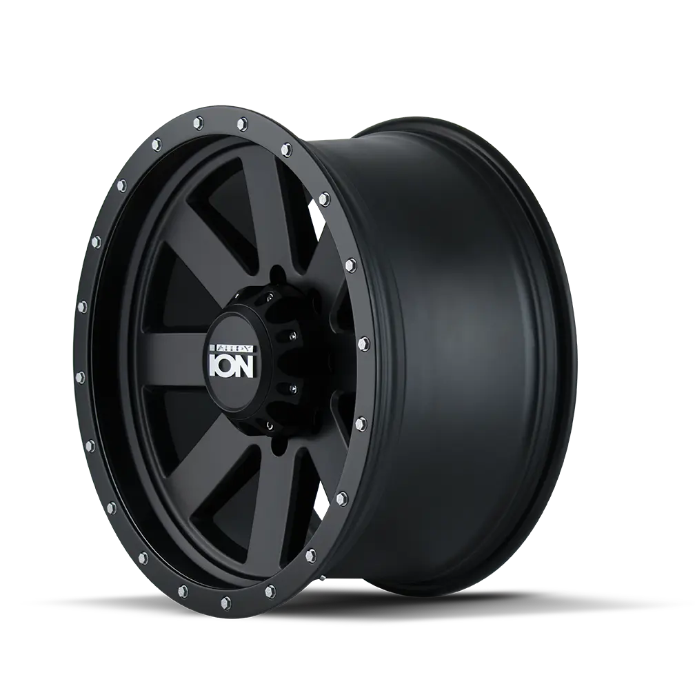 Ion Alloy 134 17X8.5 5X127 ET -6mm Matte Black miniature 2