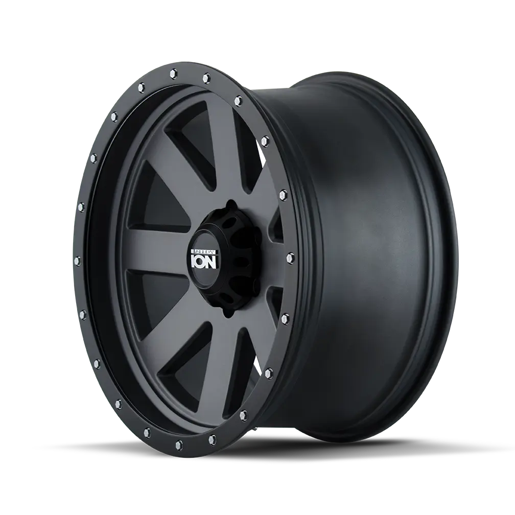 Ion Alloy 134 17X8.5 6X139.7 ET -6mm Matte Gunmetal thumbnail 2