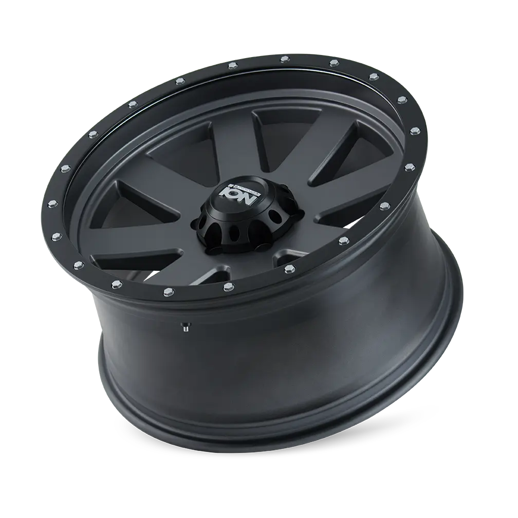 Ion Alloy 134 17X8.5 6X139.7 ET -6mm Matte Gunmetal thumbnail 3