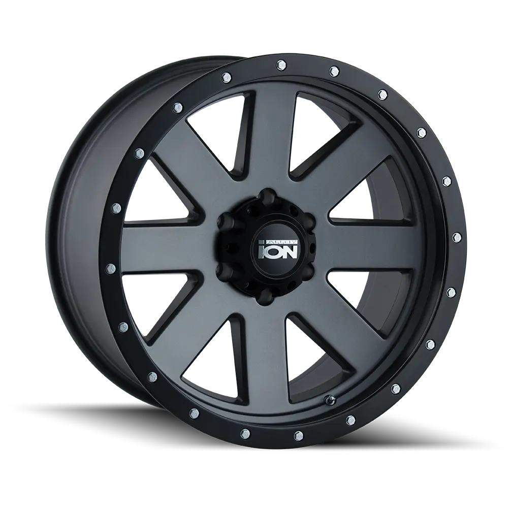 Ion Alloy 134 17X8.5 6X139.7 ET -6mm Matte Gunmetal