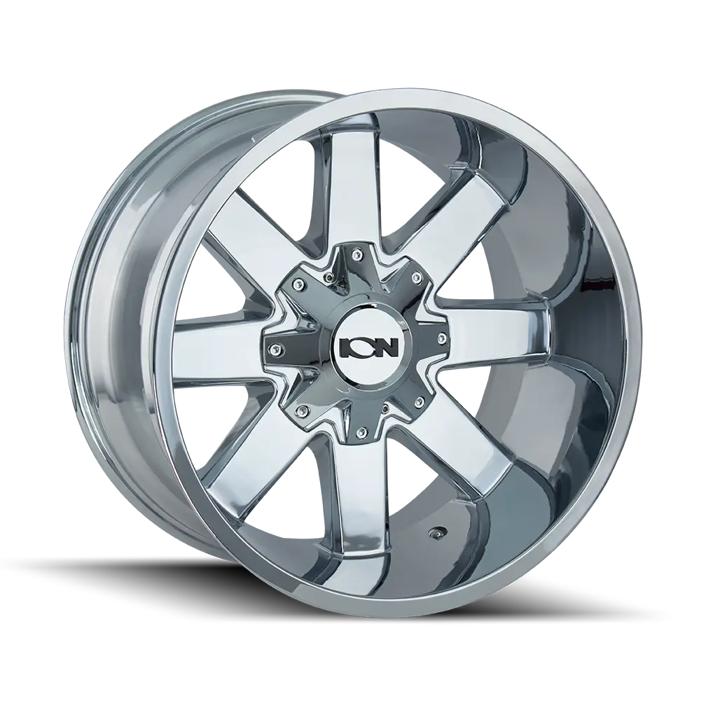 Ion Alloy 141 20X10 5X127 / 5X139.7 ET -19mm Chrome