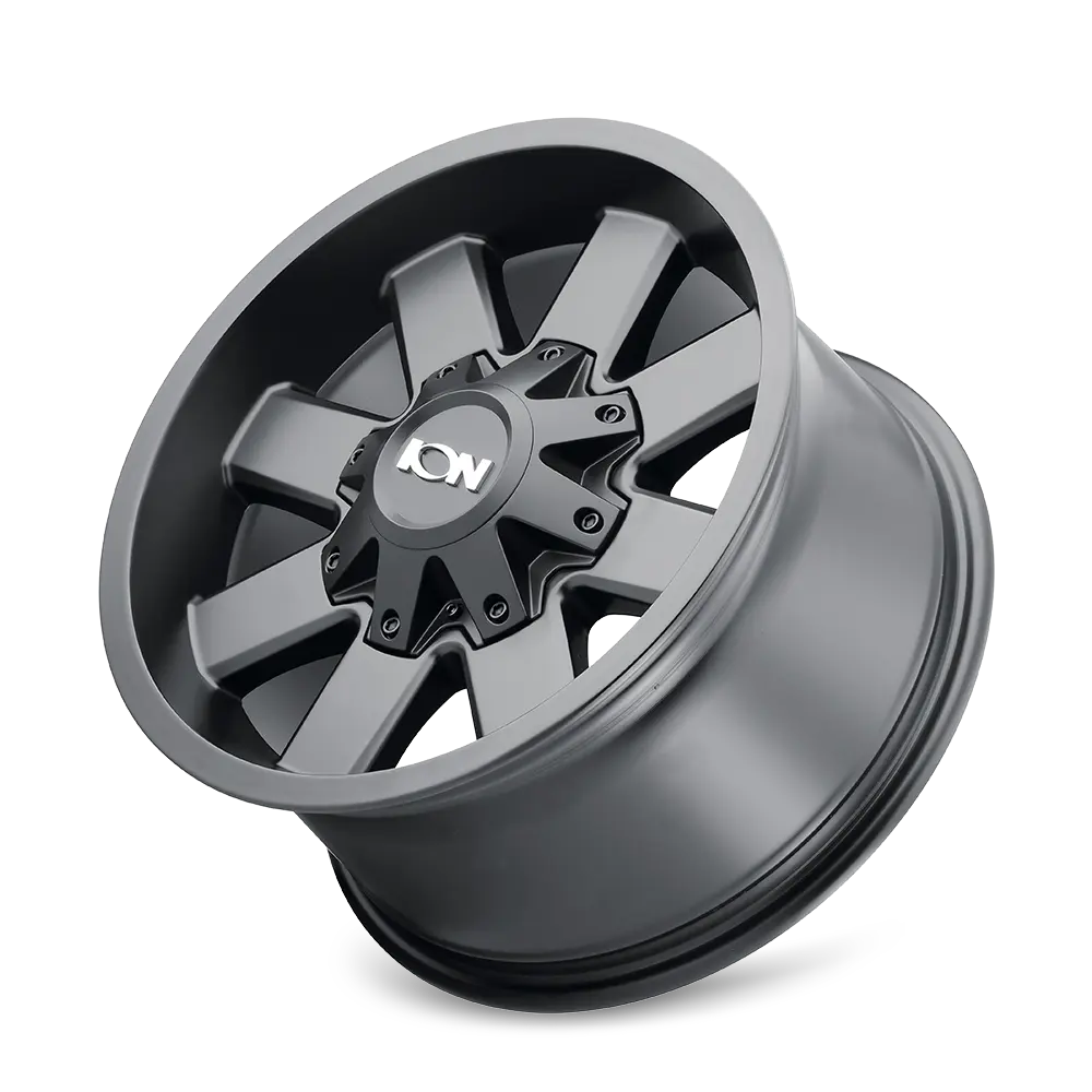 Ion Alloy 141 17X9 5X114.3 / 5X127 ET 18mm Satin Black miniature 3
