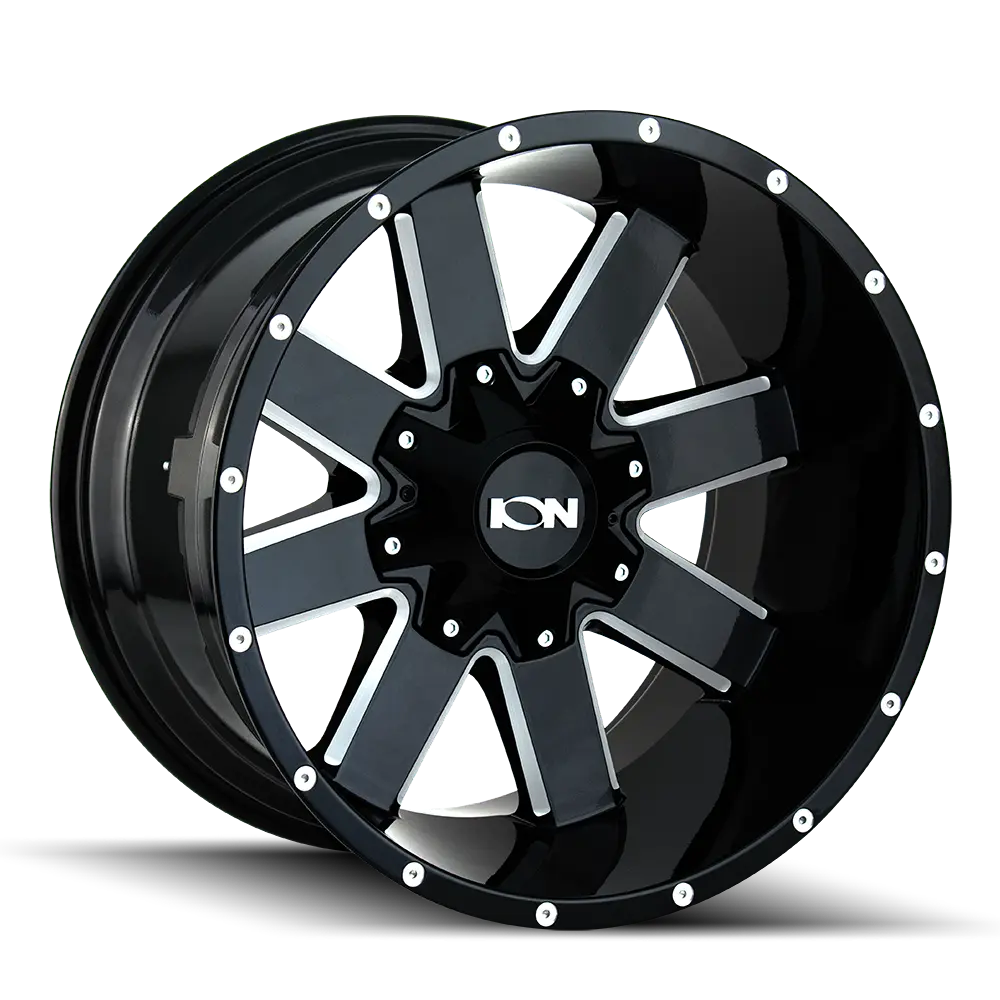 Ion Alloy 141 17X9 5X114.3 / 5X127 ET 18mm Satin Black