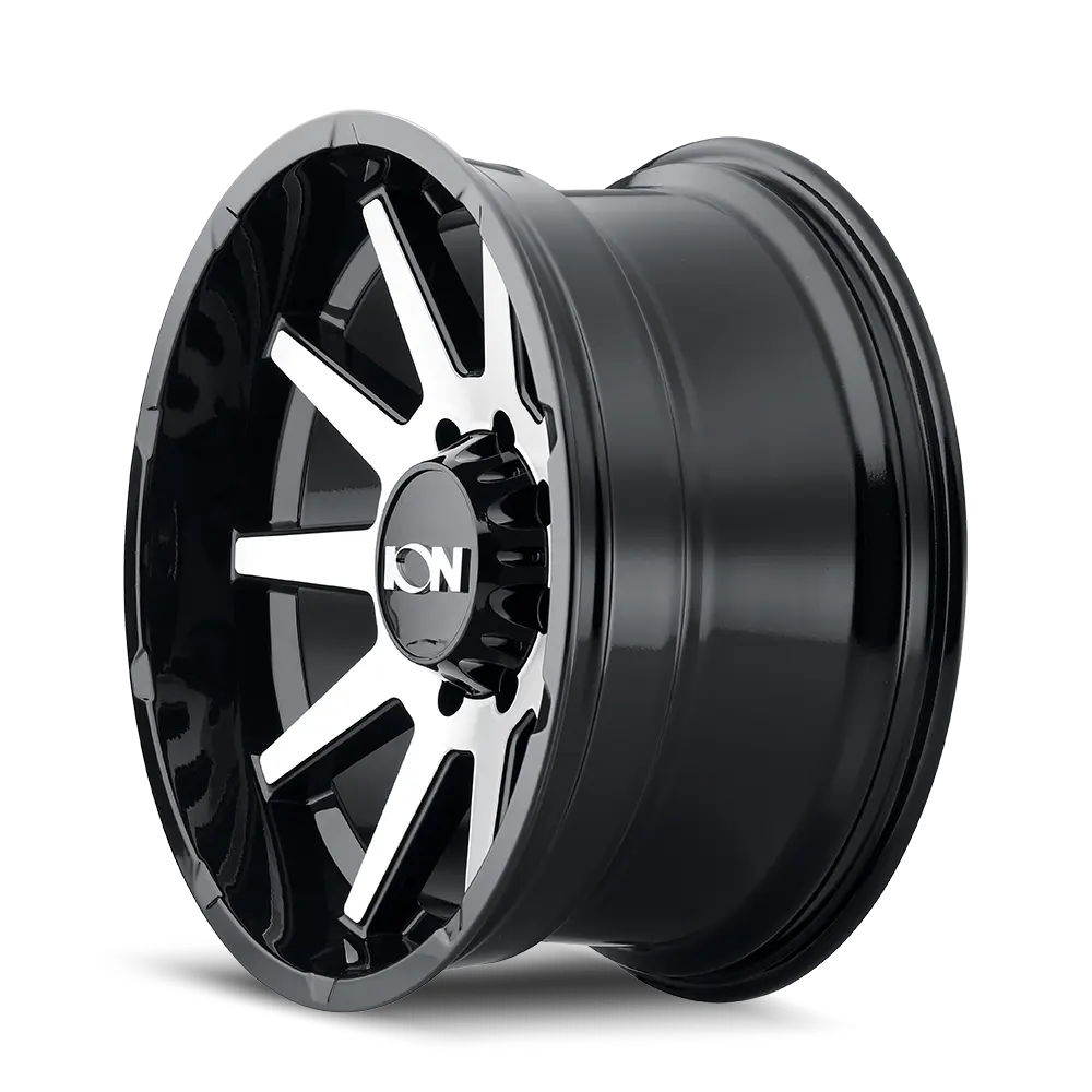 Ion Alloy 143 18X9 6X139.7 ET 18mm Gloss Black Machined thumbnail 2