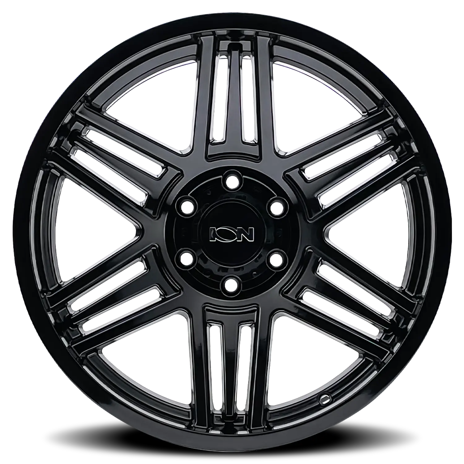 Ion Alloy 147 20X9 6X139.7 ET 0mm Gloss Black miniature 3