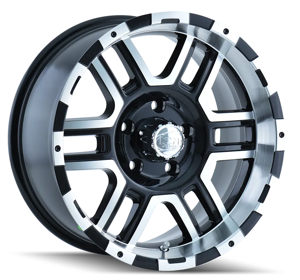 Ion Alloy 179 17X8 5X114.3 ET 10mm Satin Black Machined
