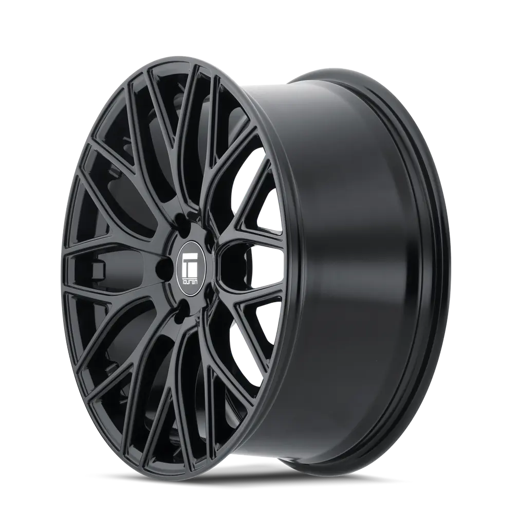 Touren 3276 17X8 5X100 ET 35mm Gloss Black miniature 2