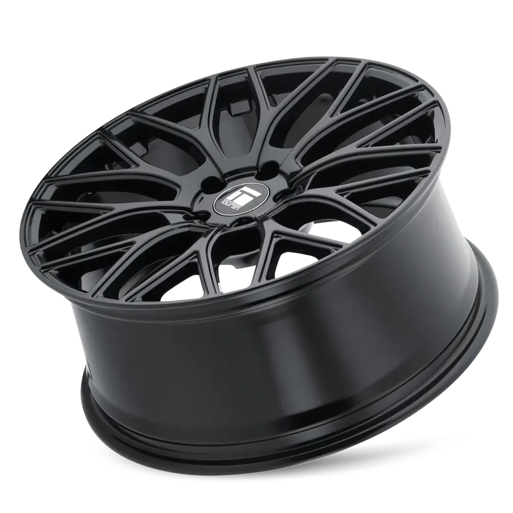 Touren 3276 17X8 5X100 ET 35mm Gloss Black miniature 3