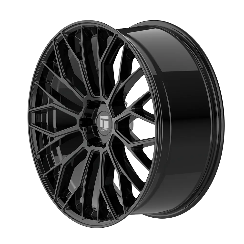 Touren TR08 20X9 6X120 ET 35mm Gloss Black miniature 3
