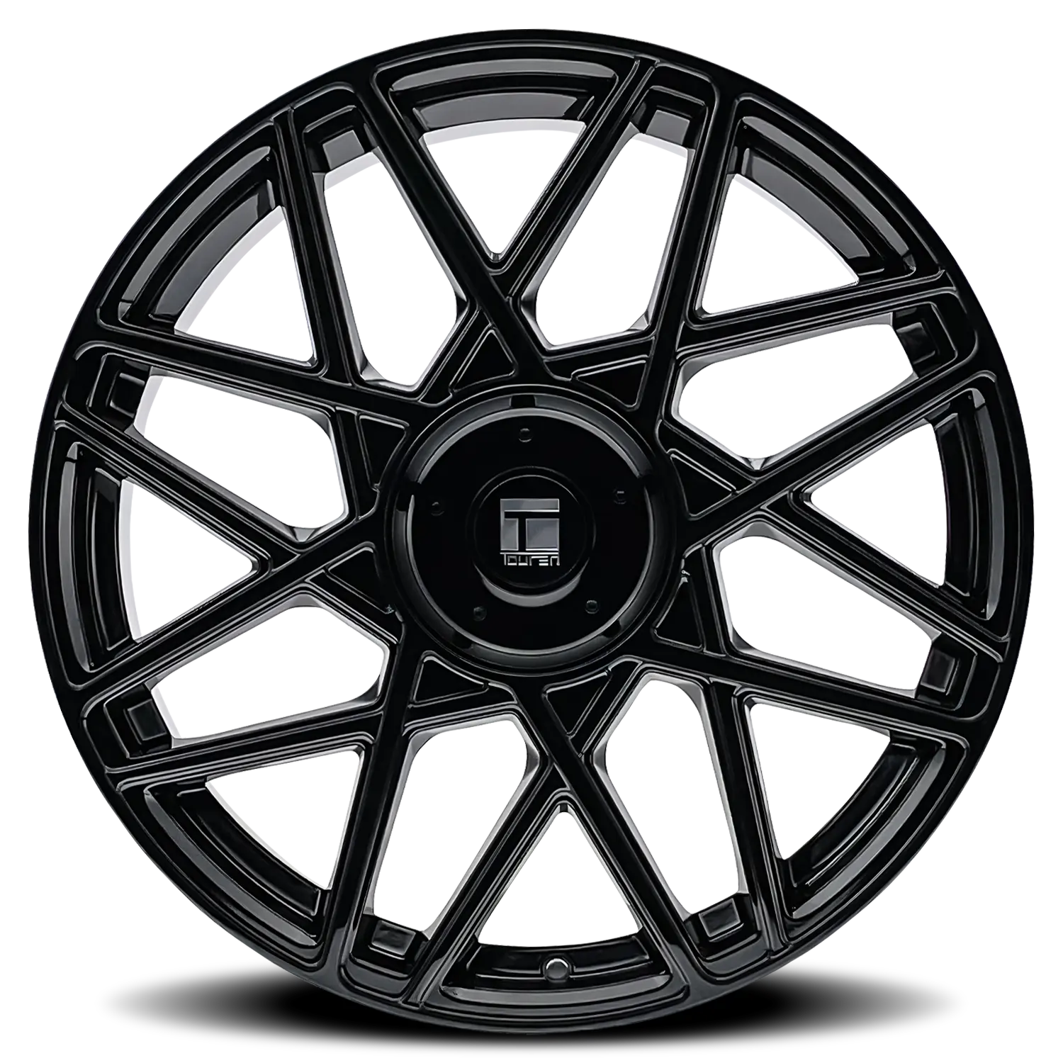 Touren TR66 17X8 5X108 / 5X114.3 ET 35mm Gloss Black miniature 3