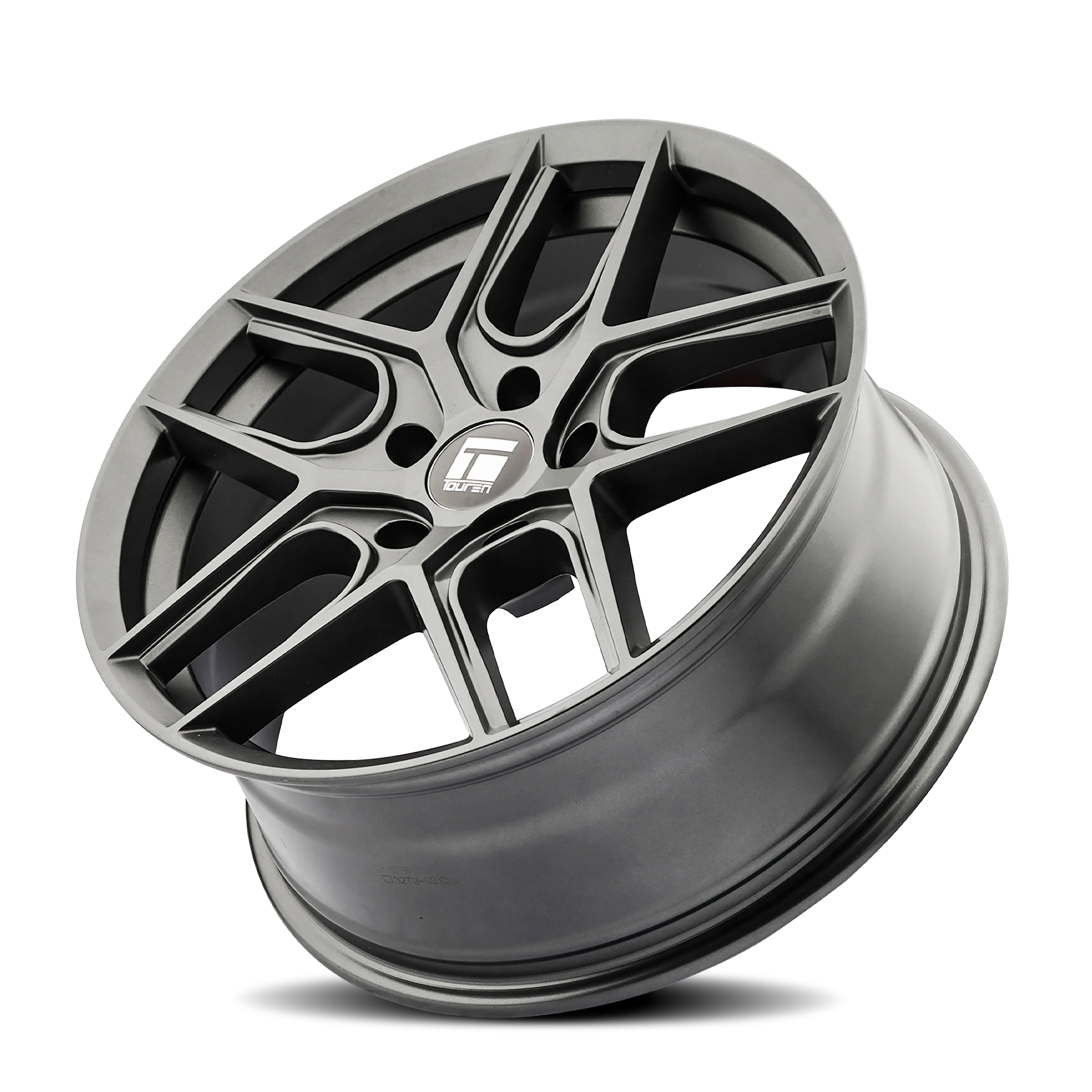Touren TR79 17X8 5X114.3 ET 35mm Matte Gunmetal miniature 2