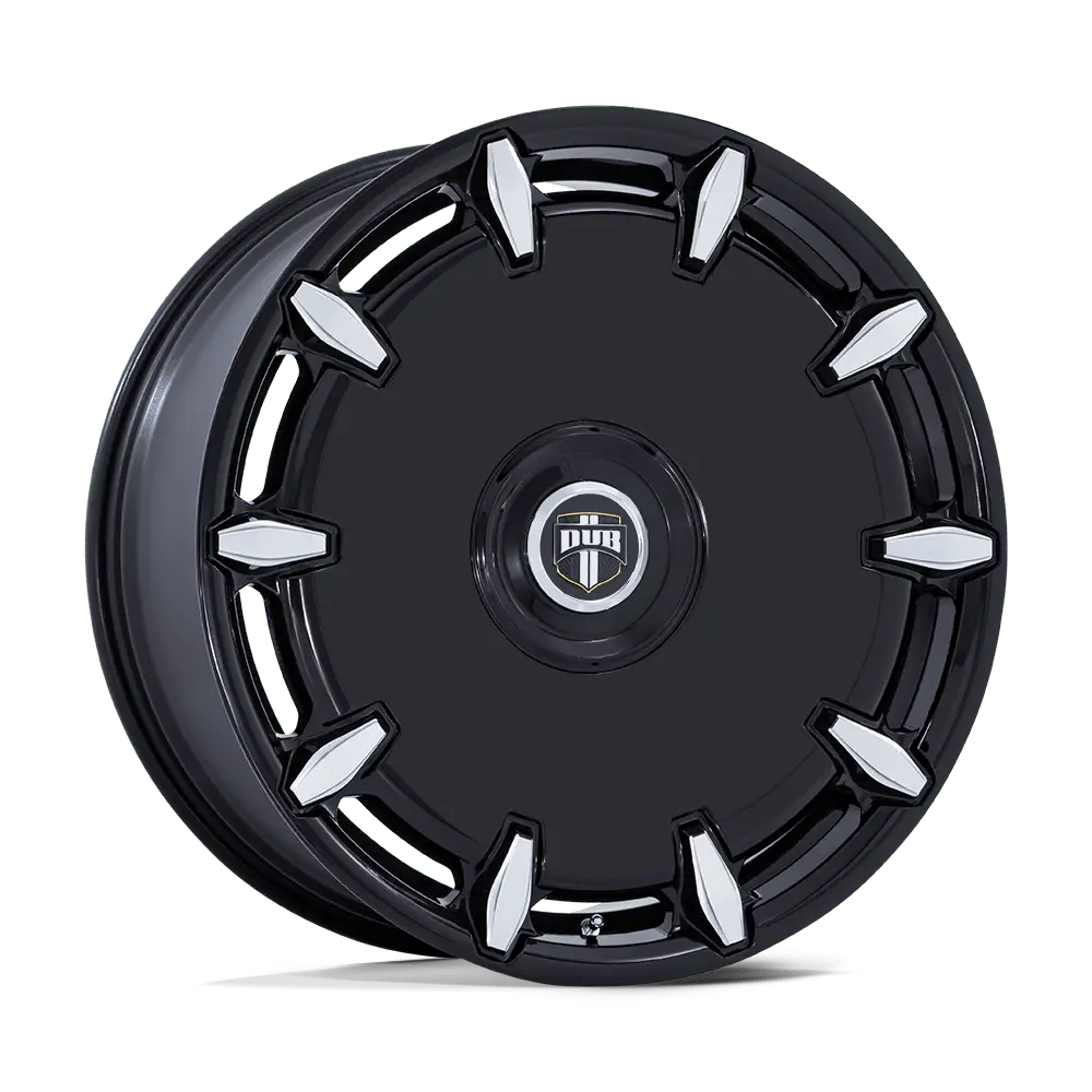 DUB DC271 Cheef 24X10 6X135 / 6X139.7 ET 30mm Gloss Black Milled
