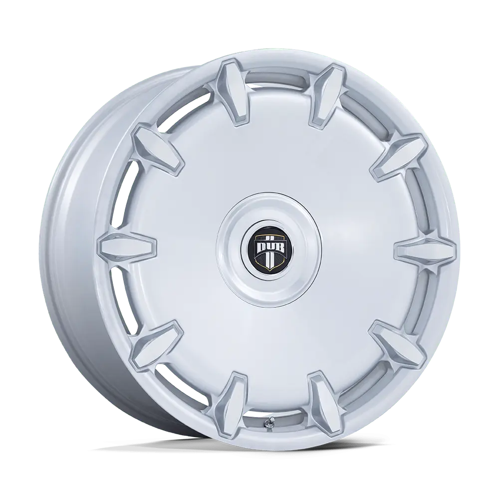 DUB DC271 Cheef 24X10 6X135 / 6X139.7 ET 30mm Silver Machined