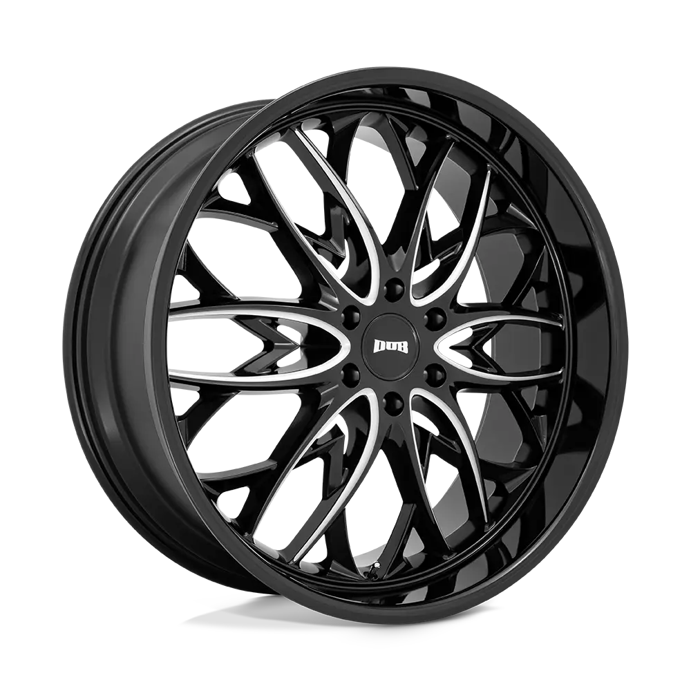 DUB S263 Og 24X10 6X135 ET 30mm Gloss Black Milled - main product image