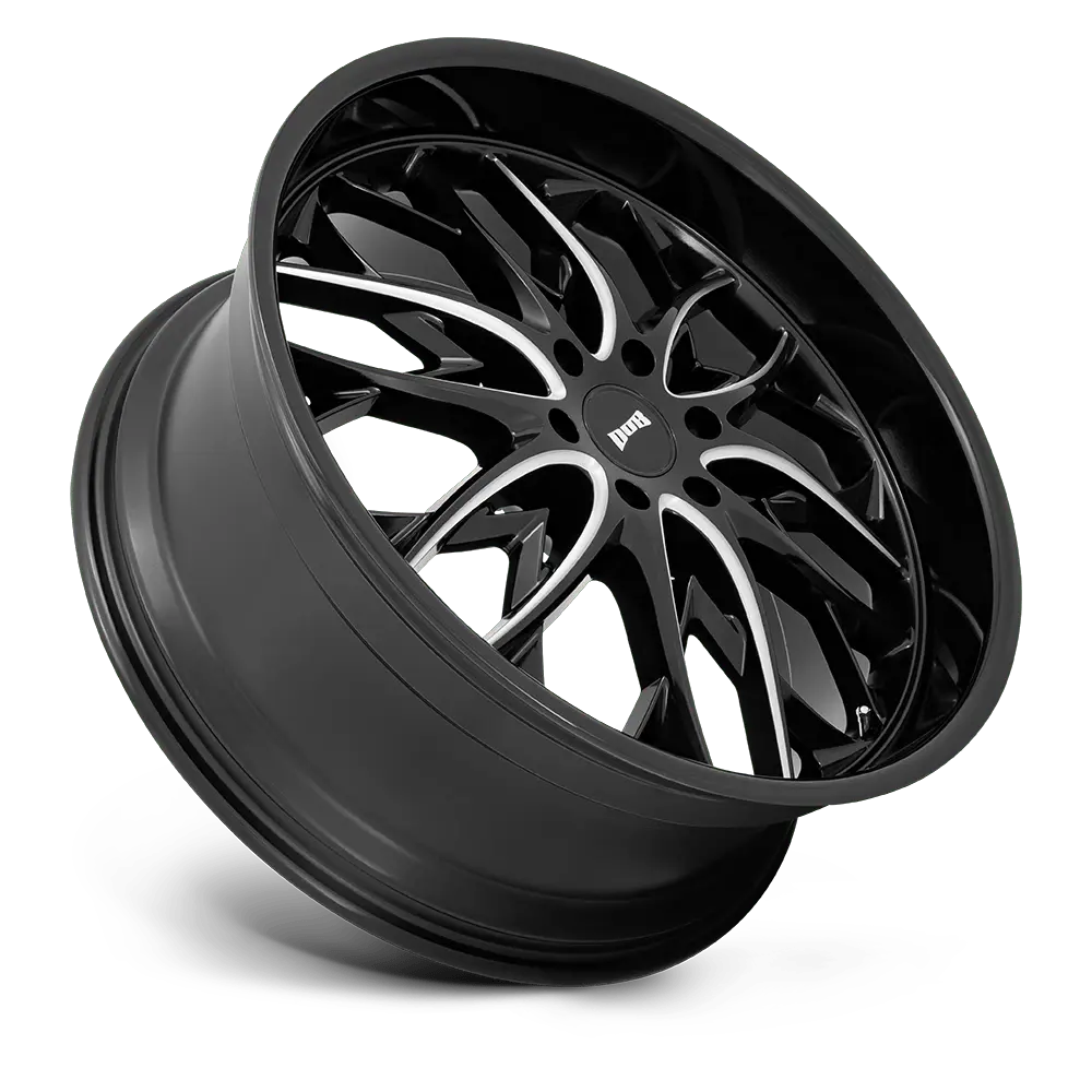DUB S263 Og 24X10 6X135 ET 30mm Gloss Black Milled thumbnail 2