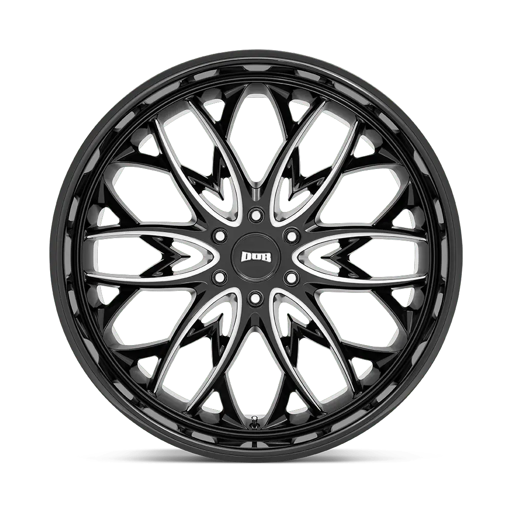 DUB S263 Og 24X10 6X135 ET 30mm Gloss Black Milled thumbnail 3