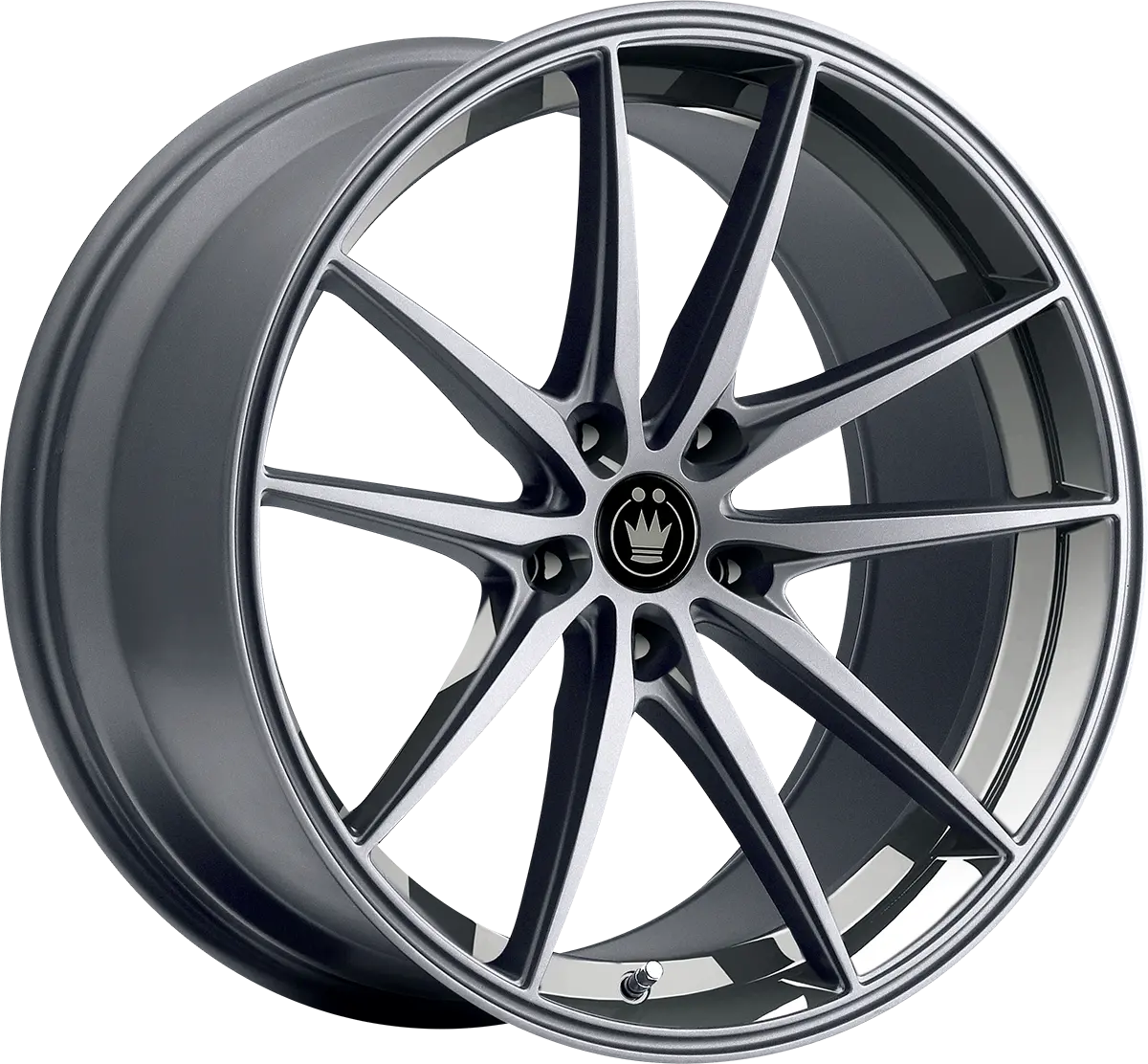 Konig Control 15X6.5 4X100 / 4X108 ET 40mm Matte Black - main product image