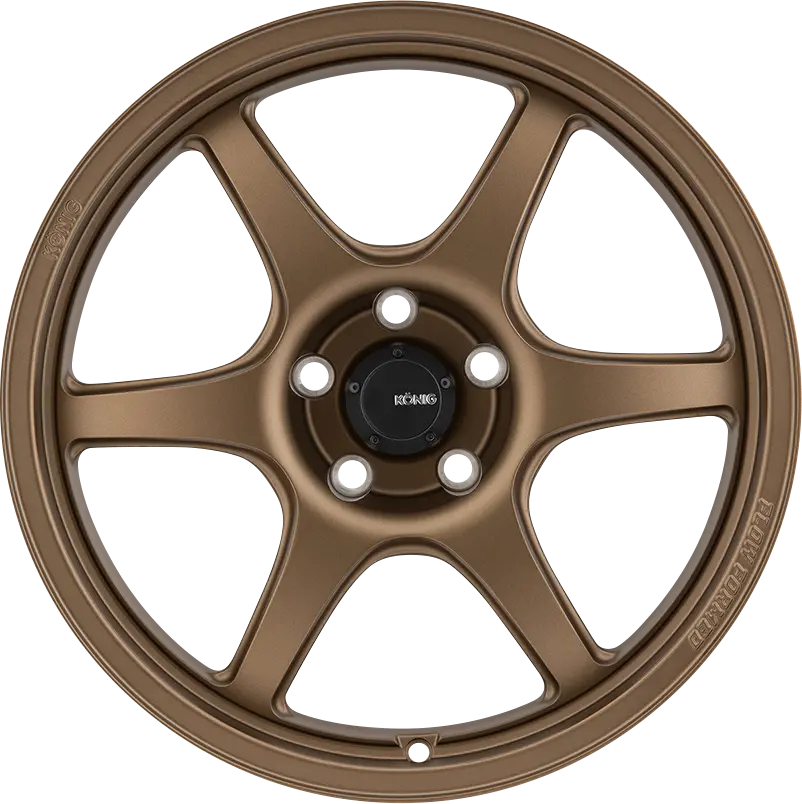 Konig Control 15X6.5 4X100 / 4X108 ET 40mm Matte Black thumbnail 2
