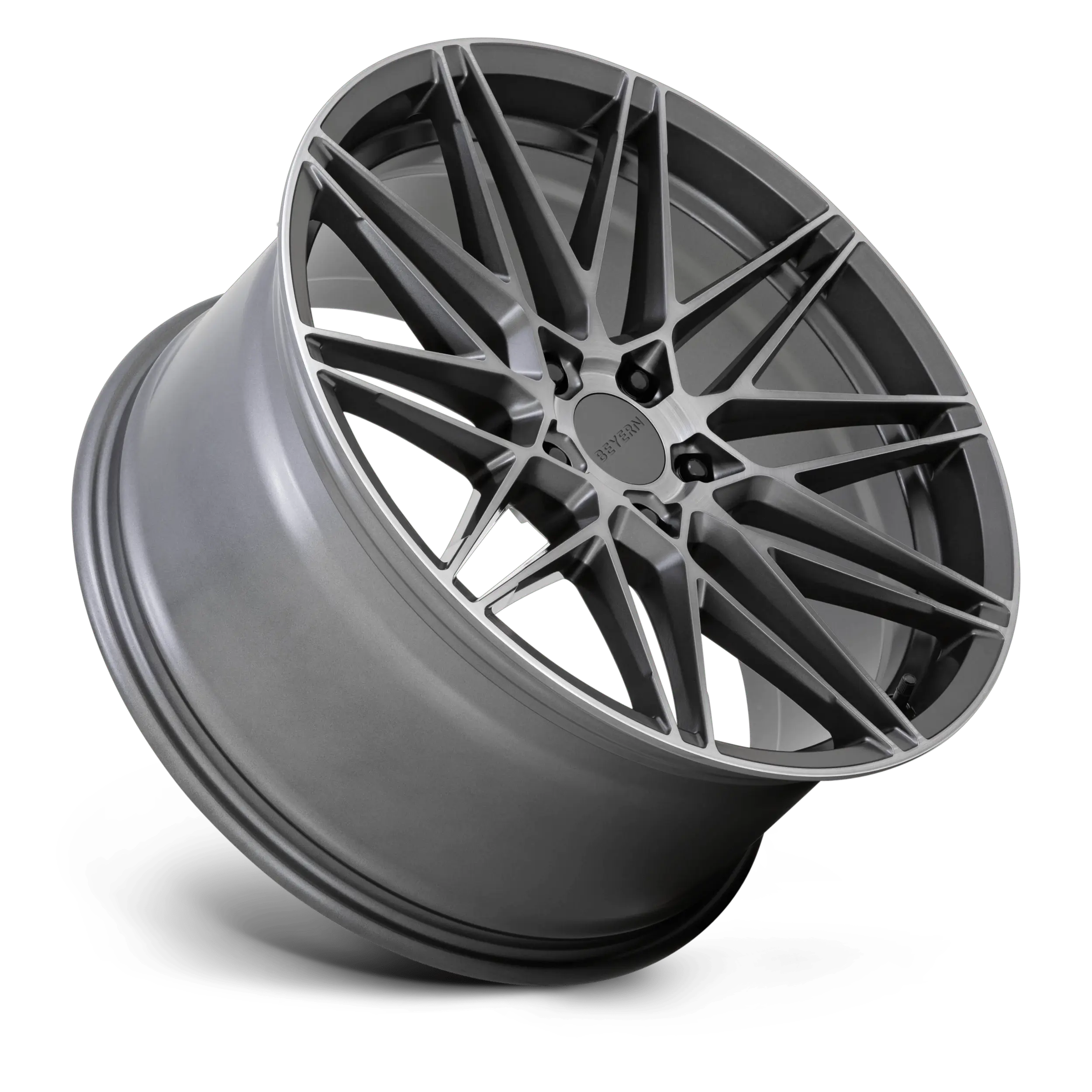 Beyern Damon 20X10 5X120 ET 35mm Matte Gunmetal With Brushed Face thumbnail 2