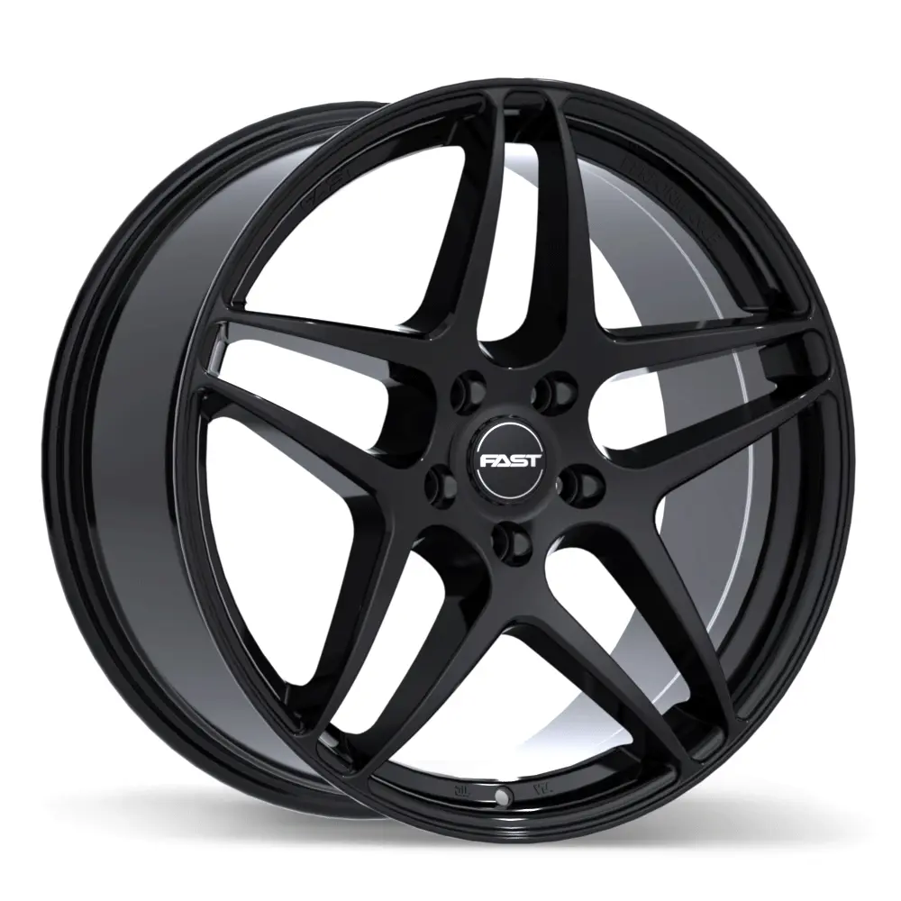 Fast Wheels Boost 18X9 5X100 30mm Gloss Black - image principale du produit