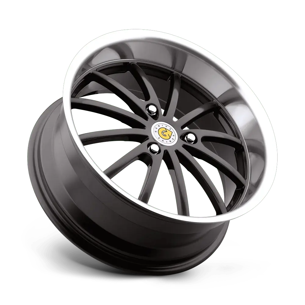 Genius Darwin 15X5.5 3X112 ET 25mm Gunmetal W/ Mirror Cut Lip thumbnail 2