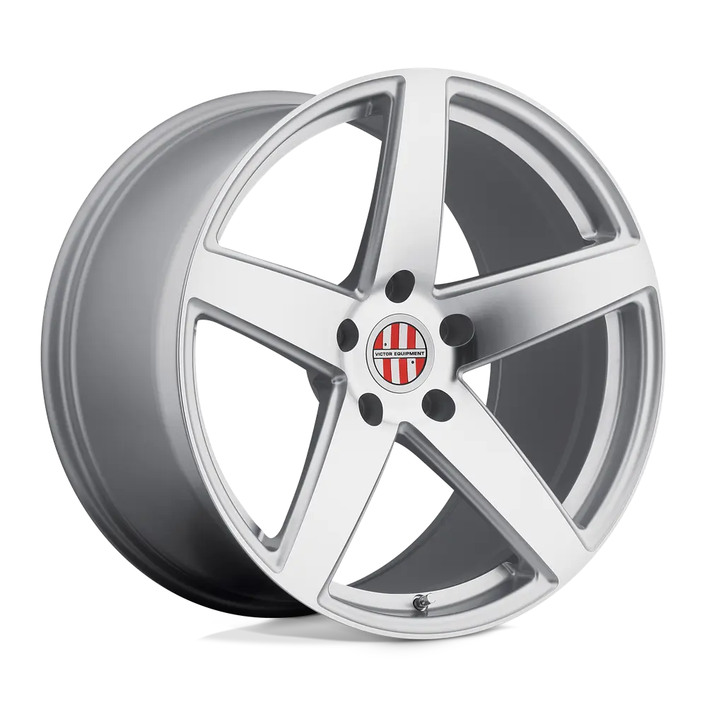 Victor Equipment Baden 18X11 5X130 ET 55mm Silver W/ Mirror Cut Face