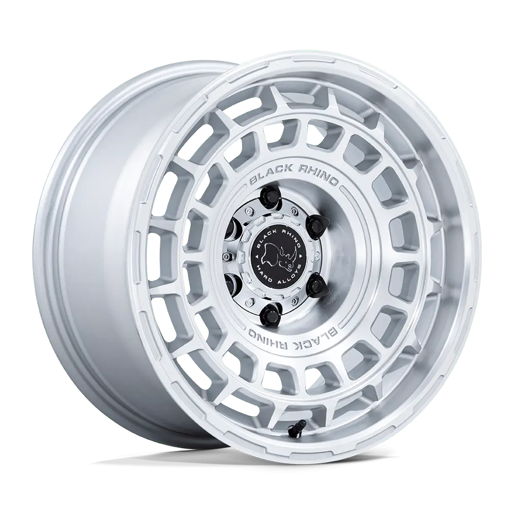 Black Rhino Wheels BR024 Awol 20X8.5 5X120 ET 25mm Silver With Machined Face